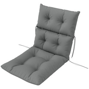 Sedací polstr 115 x 56 x 10 cm světle šedý