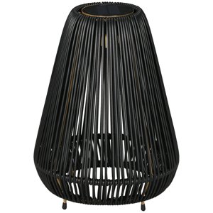 Solární světlo MODERN přenosné se senzorem černá
