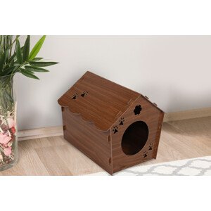 Domek pro kočky 199 hnědý 40 cm