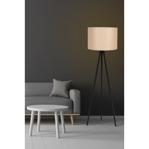 Stojací lampa 115 černá a béžová