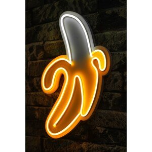 Nástěnná LED dekorace BANANA oloupaný banán