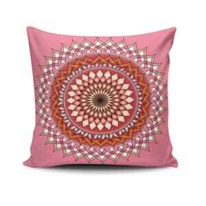Povlak na polštář MANDALA-28 růžová mandala