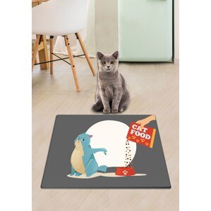 Podložka pro kočky CATS FOOD šedá