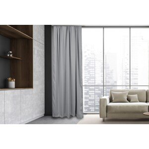 Závěs dvoudílný LIGHT GREY šedý
