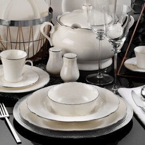 Porcelánová jídelní souprava CLASIC 83 ks