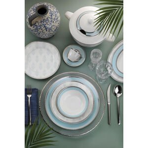 Porcelánová jídelní souprava SILVER 68 ks