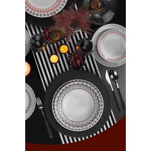 Porcelánová jídelní souprava OLDSCHOL 24 ks
