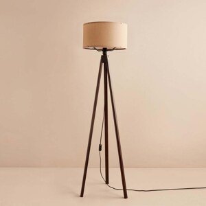 Stojací lampa AYD-3448 tmavá a béžová