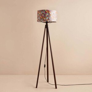 Stojací lampa AYD-3448 tmavá a barevná