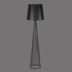 Stojací lampa 7701 kovová černá