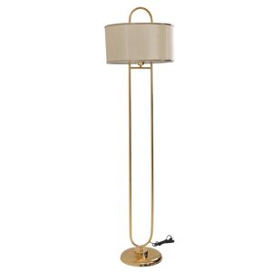 Stojací lampa 8619 kovová zlatá