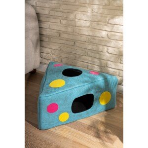 Jeskyně pro kočky BEDCHEE modrá 62 cm