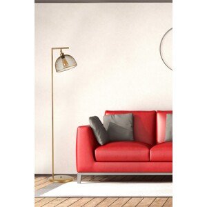 Stojací lampa SMART kovová zlatá