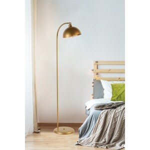 Stojací lampa AZRA kovová zlatá