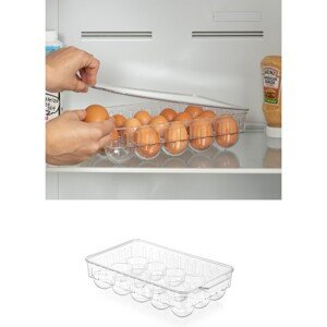 Zásobník na vejce do chladničky AKR transparentní
