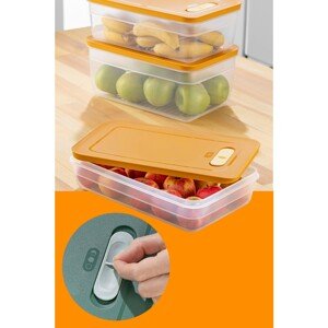 Sada úložných boxů 3 kusy HK3 oranžová
