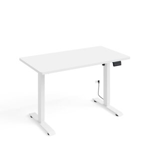 Nastavitelný elektrický stůl BIMOTION 1S 120x65 bílý mat