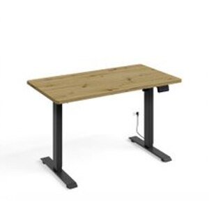Nastavitelný elektrický stůl BIMOTION 1S 120x65 Černý mat/dub artisan
