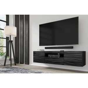 Televizní stolek Aura 150 SAHARA/ČERNÝ