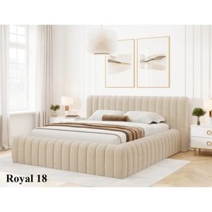 Čalouněná postel CARILLA 140 x 200 cm Royal 18