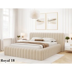 Čalouněná postel CARILLA 180 x 200 cm Royal 18