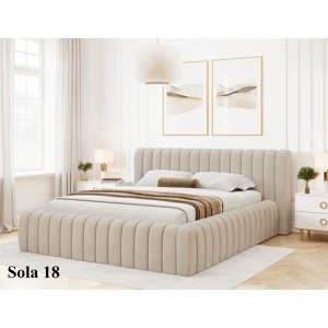 Čalouněná postel CARILLA 160 x 200 cm Sola 18