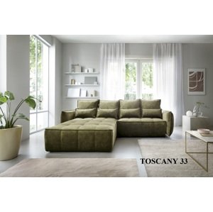 Rohová sedací souprava Campo, levá varianta Toscany 33