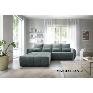 Rohová sedací souprava Campo, levá varianta Manhattan 38