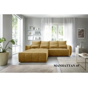 Rohová sedací souprava Campo, levá varianta Manhattan 45