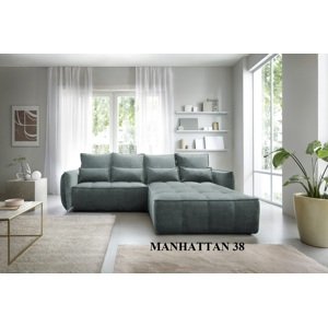 Rohová sedací souprava Campo, pravá varianta Manhattan 38