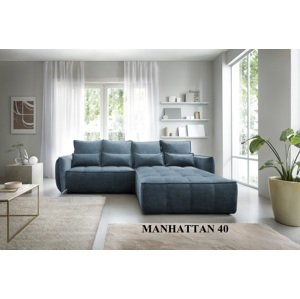 Rohová sedací souprava Campo, pravá varianta Manhattan 40