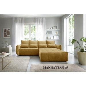 Rohová sedací souprava Campo, pravá varianta Manhattan 45